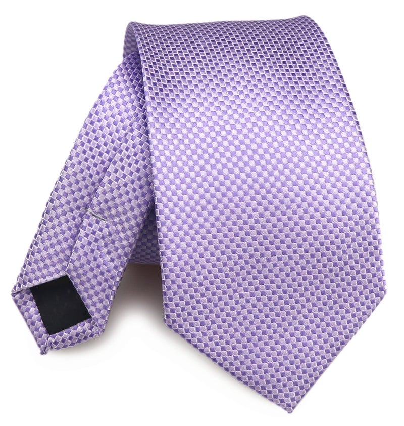 Ctskyte Men's Summer Pattern Ties in French Lavender Business Wedding Party Suit Necktie - Image 5